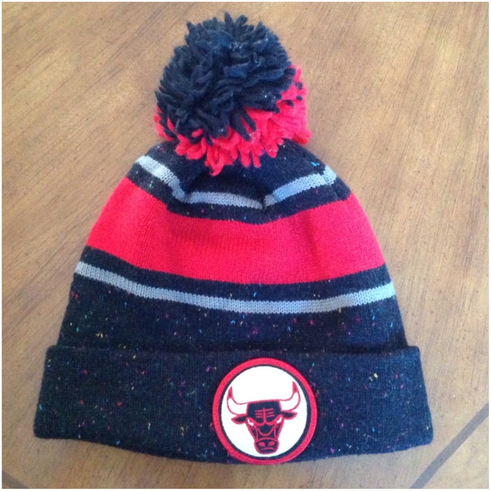 Mitchell & Ness Chicago Bulls Knit Beenie Hat